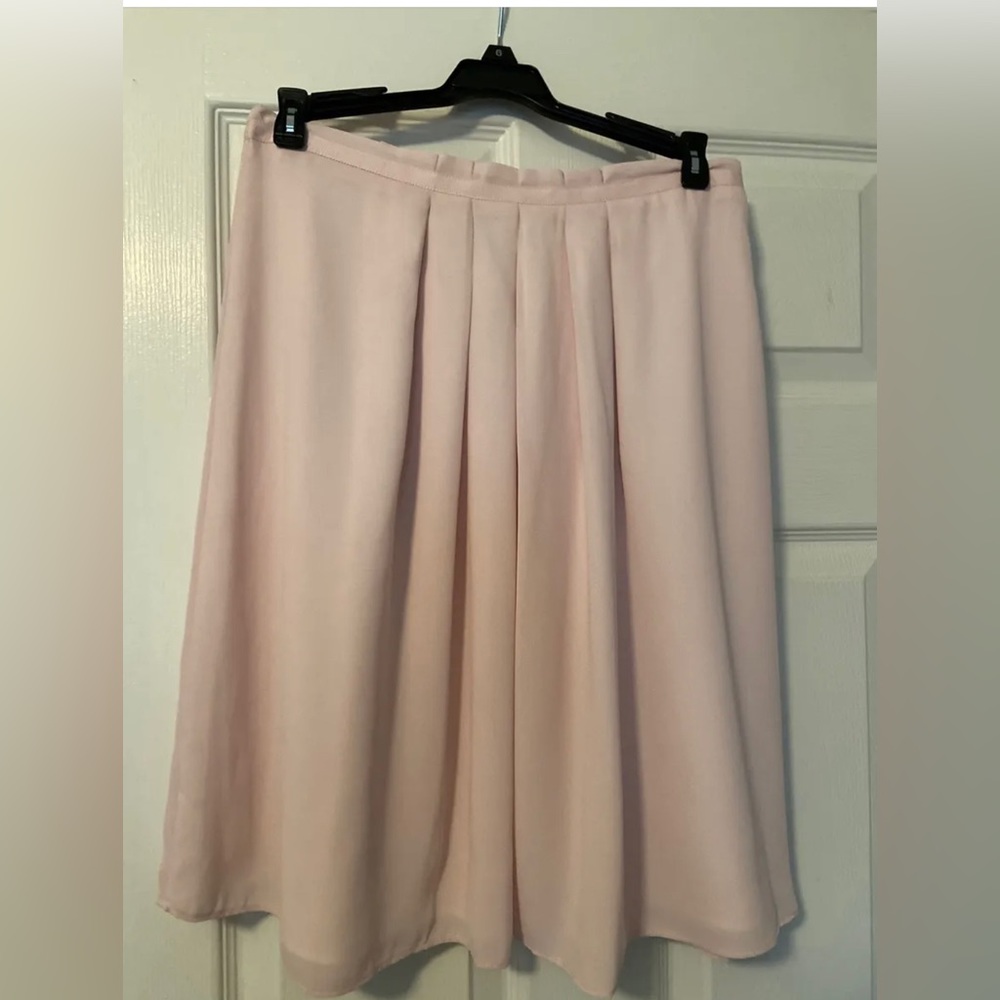 Banana republic, pink, chiffon skirt, size 2